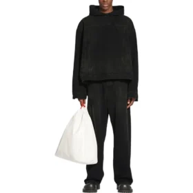 Jachetă fără capse „Black Soft Denim” 719313TNW541129