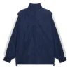 Jachetă lejeră unisex FW21 cu logo-uri suprapuse, albastru marin 663065TKO484063