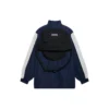 Jachetă lejeră unisex FW21 cu logo-uri suprapuse, albastru marin 663065TKO484063