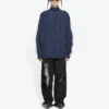 Jachetă lejeră unisex FW21 cu logo-uri suprapuse, albastru marin 663065TKO484063