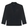 Jachetă mare din tricot retro Balenciaga FW21 pentru bărbați, negru 662388TAV041000