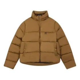 Jachetă matlasată BB cu țesătură interlock „Brown” 595224TG0262365