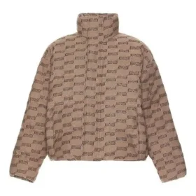 Jachetă matlasată BB Monogram „Beige Brown” 681885TML339378