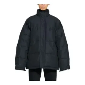 Jachetă matlasată cu croi drept „Negru” 725325TNO091000