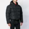 Jachetă matlasată cu imprimeu logo mic „Negru” 556231TYD331000