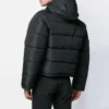 Jachetă matlasată cu imprimeu logo mic „Negru” 556231TYD331000
