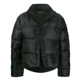 Jachetă matlasată cu logo brodat „Black” 582998TFO061000