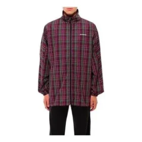 Jachetă în carouri cu fermoar integral „Multicolor” 571434TGM316067