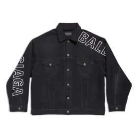 Jachetă Outline cu croială largă „Black” 767949TNW111672