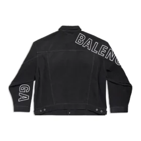Jachetă Outline cu croială largă „Black” 767949TNW111672