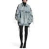 Jachetă oversized Cagole „Albastru” 764521TDW144016