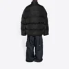 Jachetă oversized căptușită cu puf „Black” 682695TLO061000