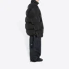 Jachetă oversized căptușită cu puf „Black” 682695TLO061000