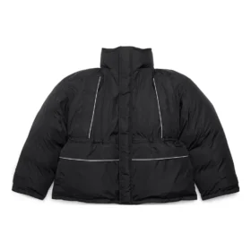 Jachetă parka cu înfășurare „Negru” 751715TNO191000