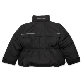 Jachetă parka cu înfășurare „Negru” 751715TNO191000