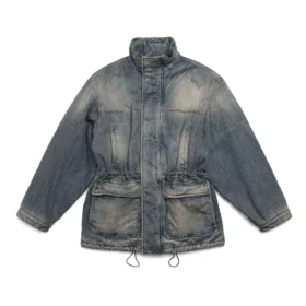 Jachetă parka „Light Blue” 750946TNW654036