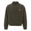 Jachetă reversibilă din fleece cu fermoar „Green” 625931T15712863