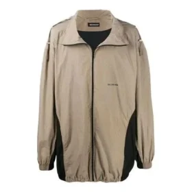 Jachetă sport ușoară, oversized, cu fermoar „Neutrals” 625510TDO139577