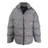 Jachetă sportivă B Puffer „Negru Alb” 681440TLO361070