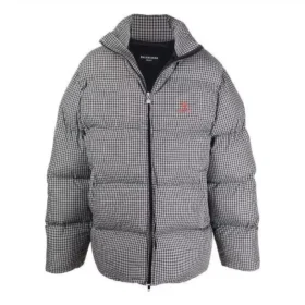 Jachetă sportivă B Puffer „Negru Alb” 681440TLO361070