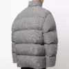 Jachetă sportivă B Puffer „Negru Alb” 681440TLO361070