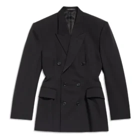 Jachetă strânsă în talie „Black” 773357TNT391000