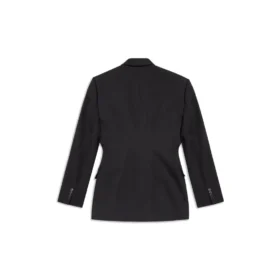 Jachetă strânsă în talie „Black” 773357TNT391000