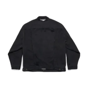 Jachete Oversized „Je t’aime” „Negru” 751357TNW111700