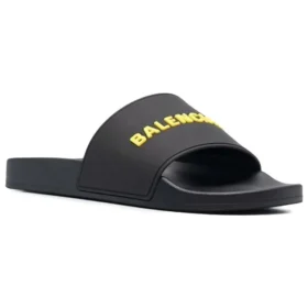 Șlapi de piscină „Black Yellow” 565826W1S801070