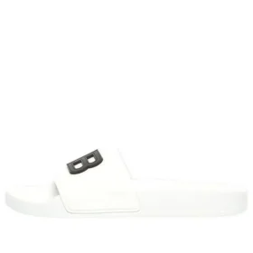 Șlapi de piscină cu logo 3D BB „White” 656434W1S8B9034