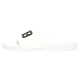 Șlapi de piscină cu logo 3D BB „White” 656434W1S8B9034