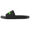Șlapi din cauciuc „Negru-Verde Fluorescent” 565826W1S811030