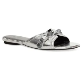 Șlapi metalici Cagole „Silver Black” 694342WBDK38018