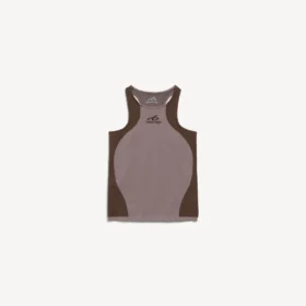Maieu fără cusături pentru femei, în stil techwear, în nuanța taupe/moka