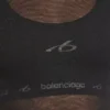 Maiou fără mâneci pentru femei, stil techwear, negru