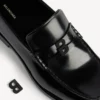 Mocăsini confortabili pentru bărbați, de culoare neagră