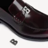 Mocăsini confortabili pentru bărbați, în nuanță de burgund închis