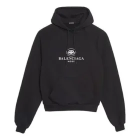 Model unisex cu imprimeu negru/alb 571194TFV751000