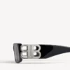 Ochelari de soare dreptunghiulari pentru femei, model Dynasty, negri
