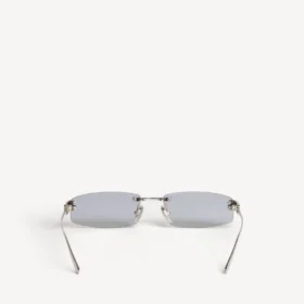 Ochelari de soare pentru femei Gossip Rectangle M, argintii