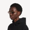 Ochelari de soare rotunzi Neo în nuanța Havana cu dungi blonde