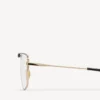 Ochelari de soare Tag 2.0 în stil „navigator”, de culoare aurie