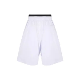 Șort de înot din tricou cu plasă tehnică „Alb” 6983174C0B49000