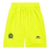 Șorturi largi de fotbal „Galben neon” 777709TPVW47110