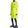 Șorturi largi de fotbal „Galben neon” 777709TPVW47110