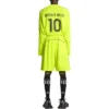 Șorturi largi de fotbal „Galben neon” 777709TPVW47110