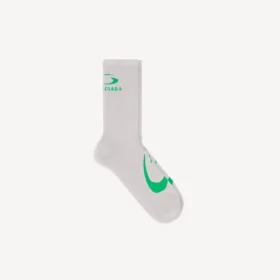 Șosete pentru bărbați cu motiv „Loop Sports Icon” în culorile gri/verde