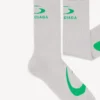 Șosete pentru bărbați cu motiv „Loop Sports Icon” în culorile gri/verde