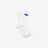 Șosete pentru bărbați „Wet Brush” în alb/albastru