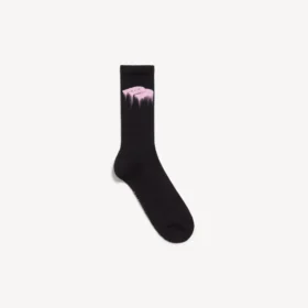 Șosete pentru bărbați „Wet Brush” în roz/negru